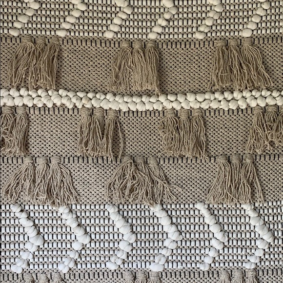 Macrame Woven Wall Hanging NWOT - Picture 5 of 7